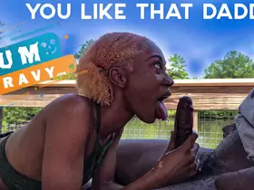 Jamaican Teen Sucking Dick In Florida for Cumgravy