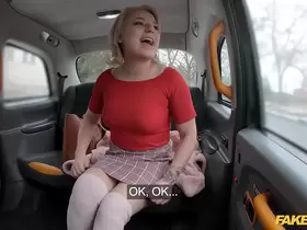 Fake Taxi Blonde gets her tits and ass out before getting fucked for a faster ride