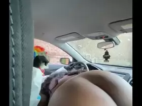 Juicy Tee sucking dick in drive thru at Wendy’s