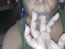 Granny's Pussy is so Wet Today