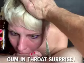 Surprise Cum in Throat For New Year
