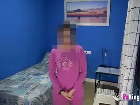 Shy brunette girl films her friend banging her black boyfriend at home!