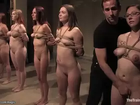 Hot slaves humiliated on audition