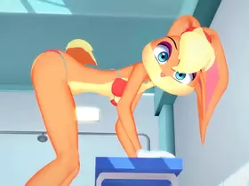 Space Jam - Lola Bunny sex compilation - 3D Hentai