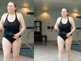 Sexy is Sexy at 66 in a black swimsuit